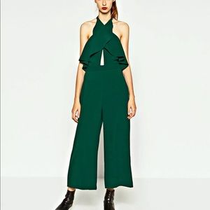 🆕 ZARA - Cross over backless jumpsuit